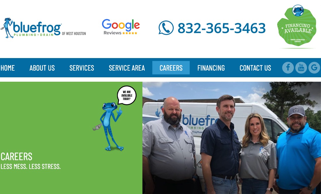 bluefrog Plumbing + Drain of West Houston